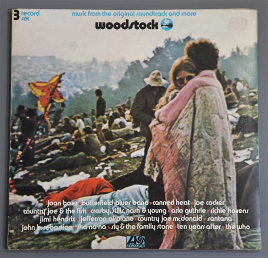 Woodstock original soundtrack, 2663 001, VG+ - VG+